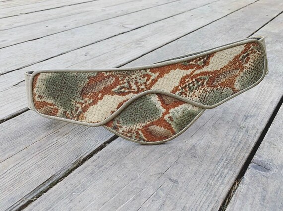 Vintage Snake Print Belt