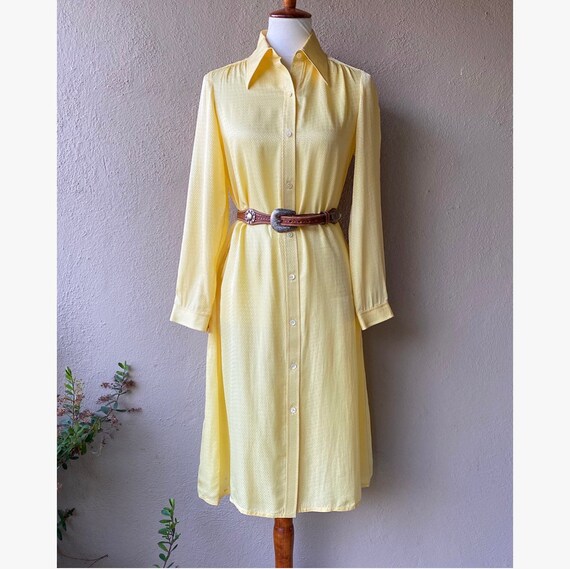 Silk Shirt Dress