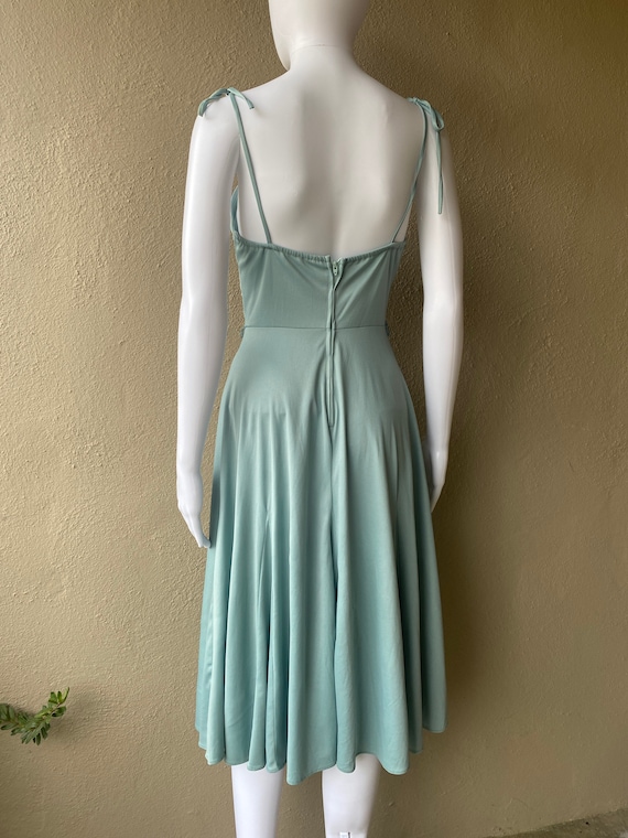 Sage Vintage Dress - image 8