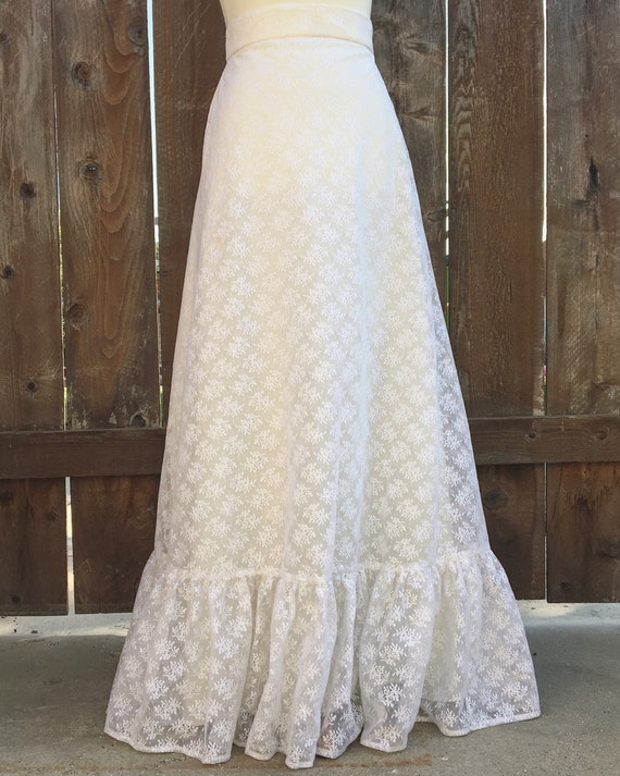 Long Lace Skirt