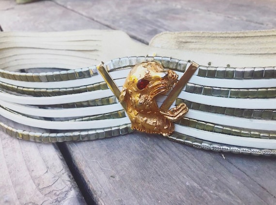 Vintage Leopard Belt