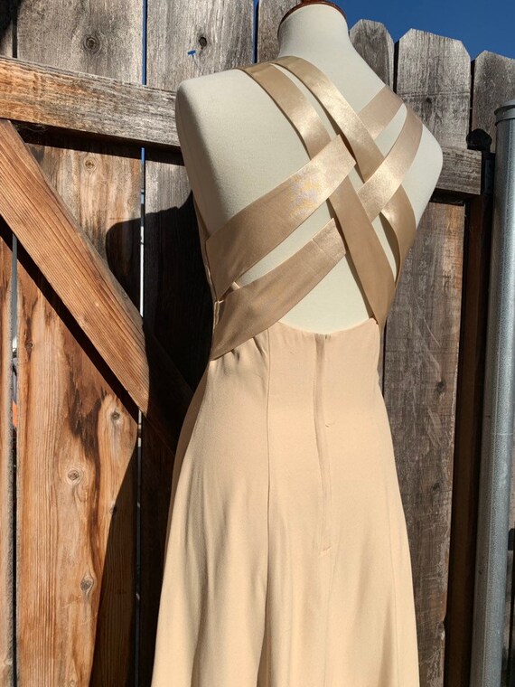 Beige Maxi Dress - image 3