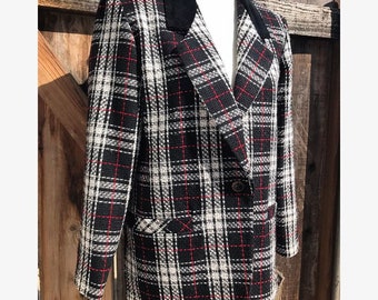 Plaid Blazer