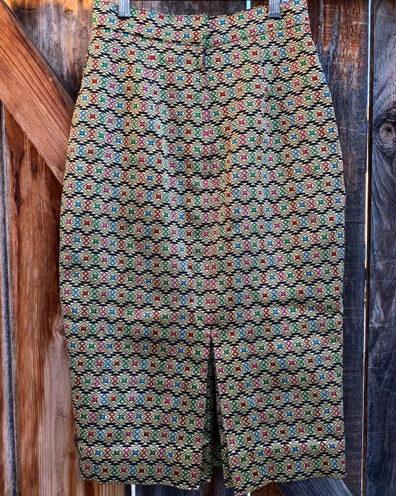 High Waist Pattern Skirt - image 1