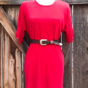 Red Cut Out Dress