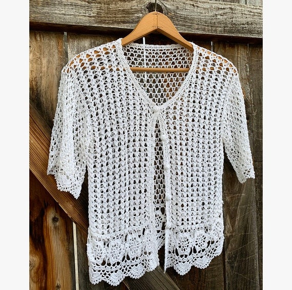 White Knit Top