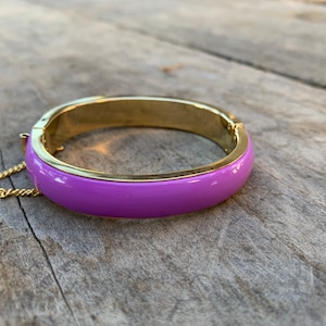 Purple Enamel Bracelet