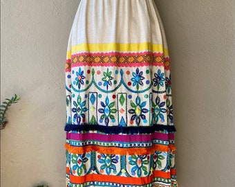 Vintage Embroidered Skirt