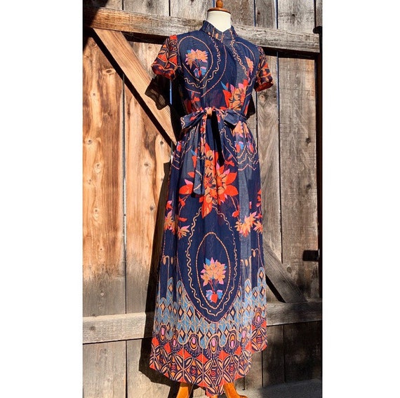 Vintage High Neck Dress