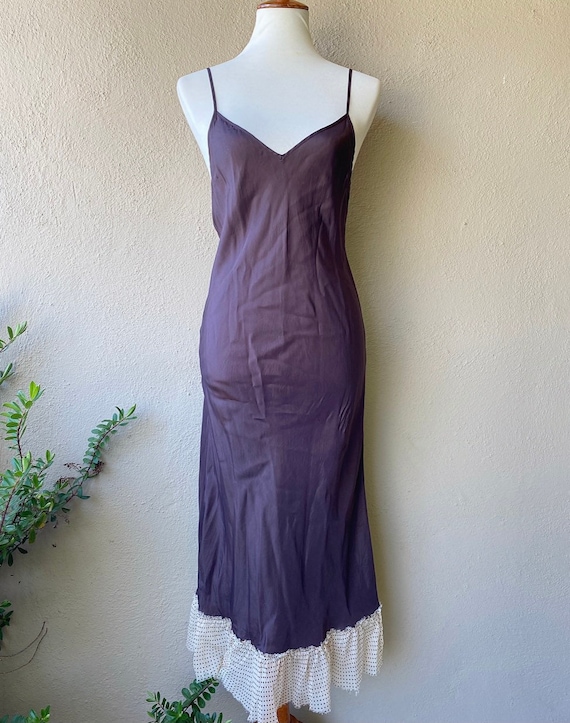 Chocolate Silk Dress - image 1