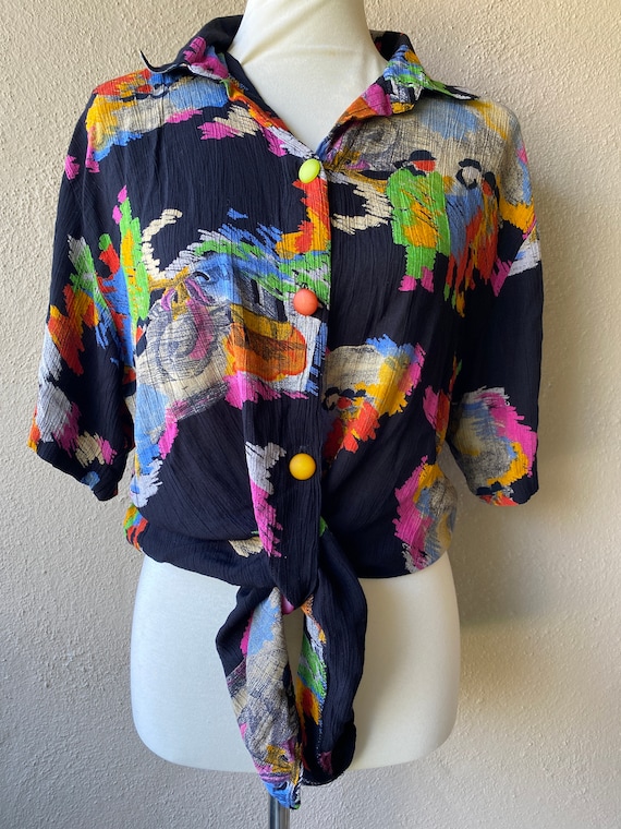 Brush Strokes Top