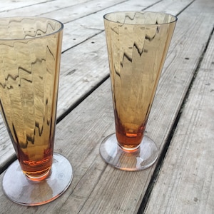 Vintage Champagne Flutes