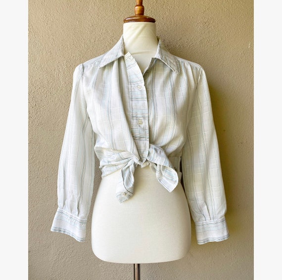 Pastel Plaid Blouse