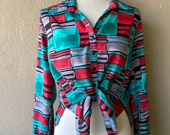90s Abstract top
