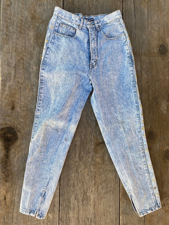 Side Studded Jeans - image 2