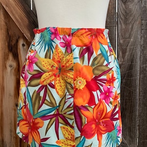 Floral Mini Skirt