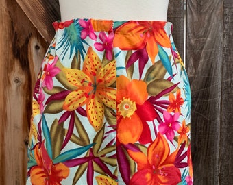 Floral Mini Skirt