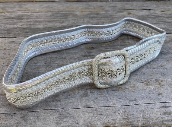 Metallic Silver Belt - image 1