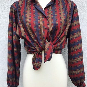 Absract Stripe Blouse