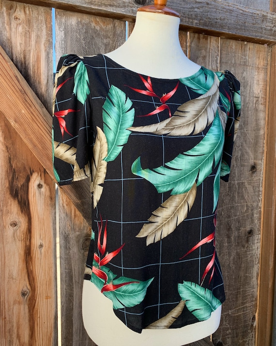 70s Puff Sleeve Top