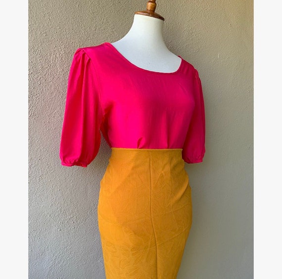Silk Puff Sleeve Top