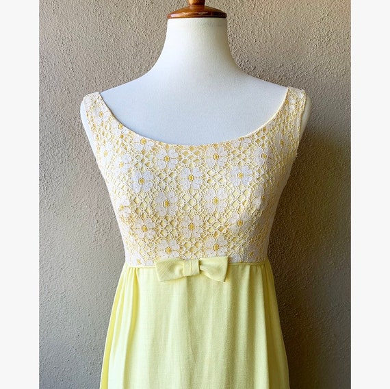 Yellow Bow Dress - image 2