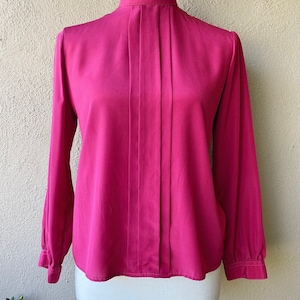 Pleated Pink Top