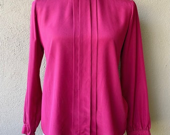 Pleated Pink Top