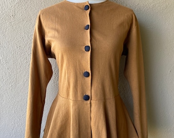 Karmel Peplum Top
