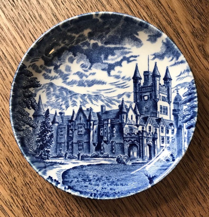 Vintage English Tableware Plate by Unicorn Etsy Hong Kong