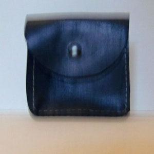 Navy Leder Gürteltasche