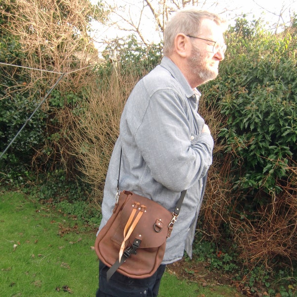 Leather Falconry Bag