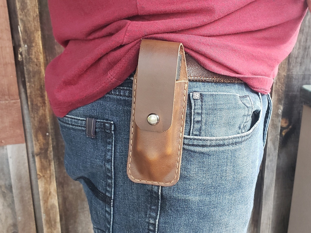 Handmade Fullgrain Leather Gerber Multitool Holster Craftsmanship