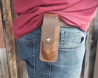 Handmade Full-Grain Leather Gerber Multitool Holster: Craftsmanship Meets Functionality