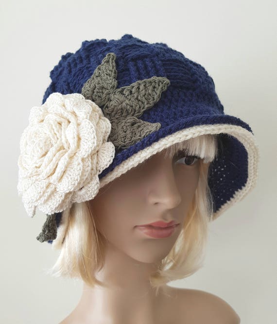 ladies cream wool hats
