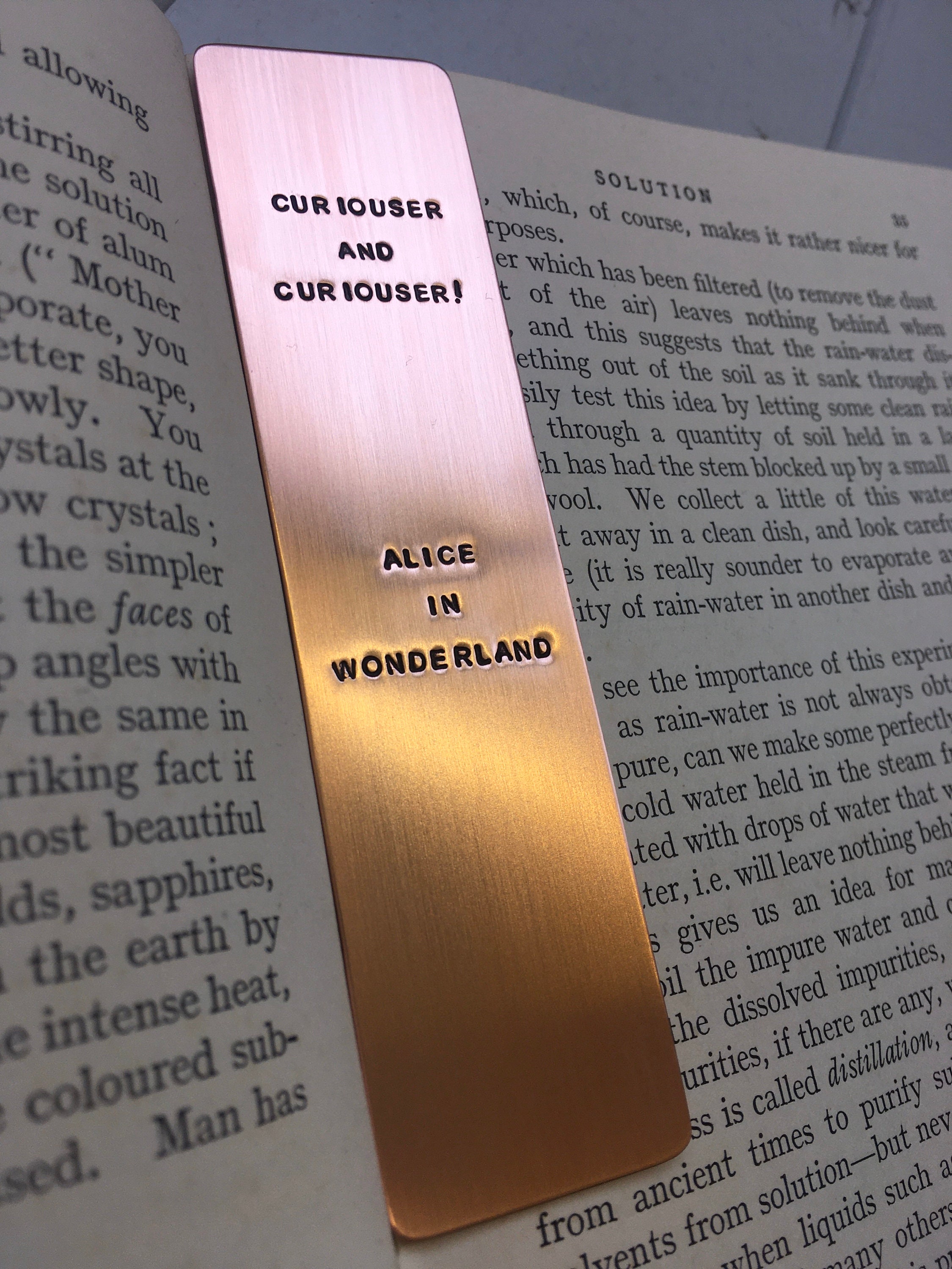 Bookmark - Curiouser and Curiouser Bookmark - Curiouser and Curiouser