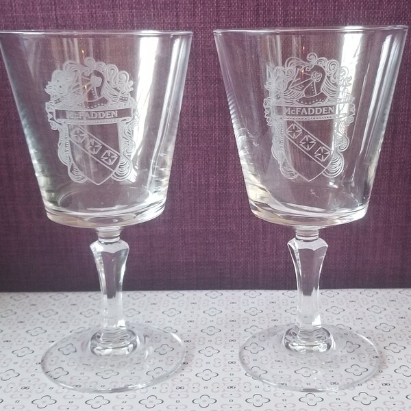 Goblet Glasses Etsy