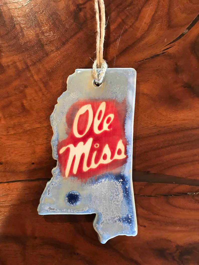 Ole Miss Christmas Ornament W/ Free Shipping Etsy