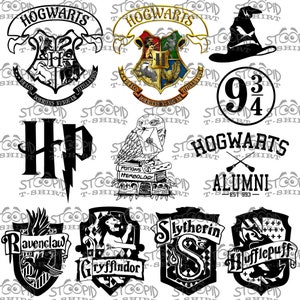 Wizard, Wizading Houses, Wizard School, Silhouette, Carnaval, Kids, Girl, Boy,, svg, clipart, decal, vector, png, pdf