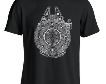 Aztec Millennium Falcon Shirt, Star Wars Millennium Falcon Shirt, Star Wars Shirt, Star Wars Disney Shirt, Disney Shirts