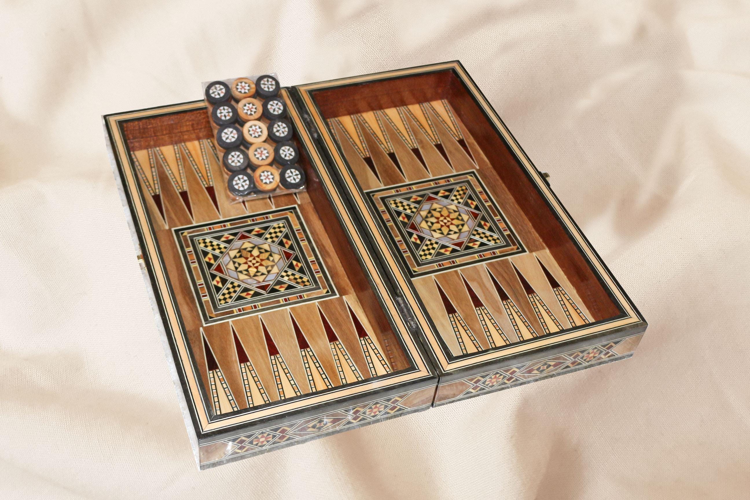 HQ-チェスとバックギャモンセット13インチ（13インチのチェスとバック