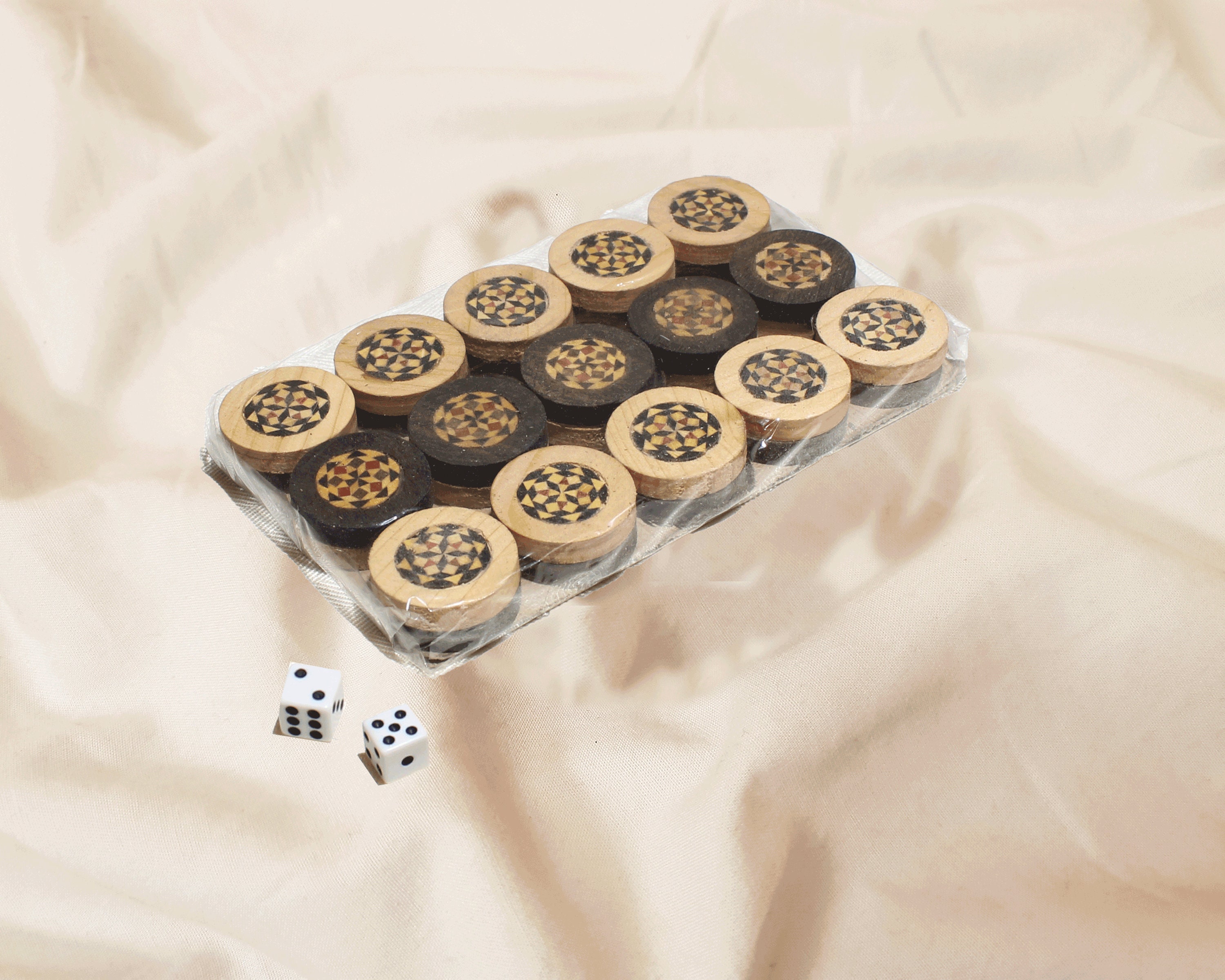 30 Piece Set, 35, 25, 20 or 15 mm Checkers / Board Games pieces, Backgammon Pieces, checkers game, wood Checkers, Dice Game Pieces, wooden