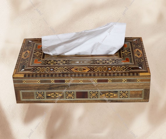 家具・インテリア HUMANMADE DOUBLE SIDED TISSUE CASE Two-Sided Tissue Case - Steel + Wood - Yamazaki Home