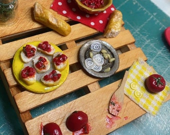 Miniature Bruschetta meal prep