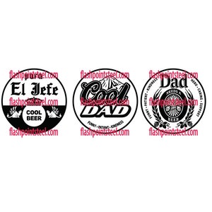Beer coaster, 5 beer designs, Funny Gift, DIGITAL FILE, corona, Cool Beer, Miller Lite, Feliz Dia Papa, Father&#39;s Day, sublimation, template
