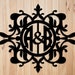 Monogram Metal Sign, Ornament Sign, Custom Metal Wall Art, Personalized ...