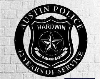 TN POLICE DEPT Home Decor Metal Sign Gift 106180012127 CHATTANOOGA