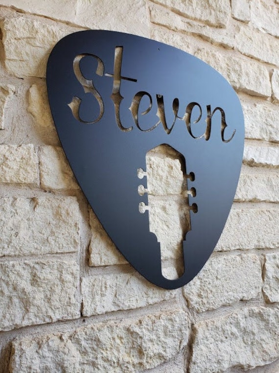 Guitar Pick Personalized Picks Guitar Music Metal Art Metal