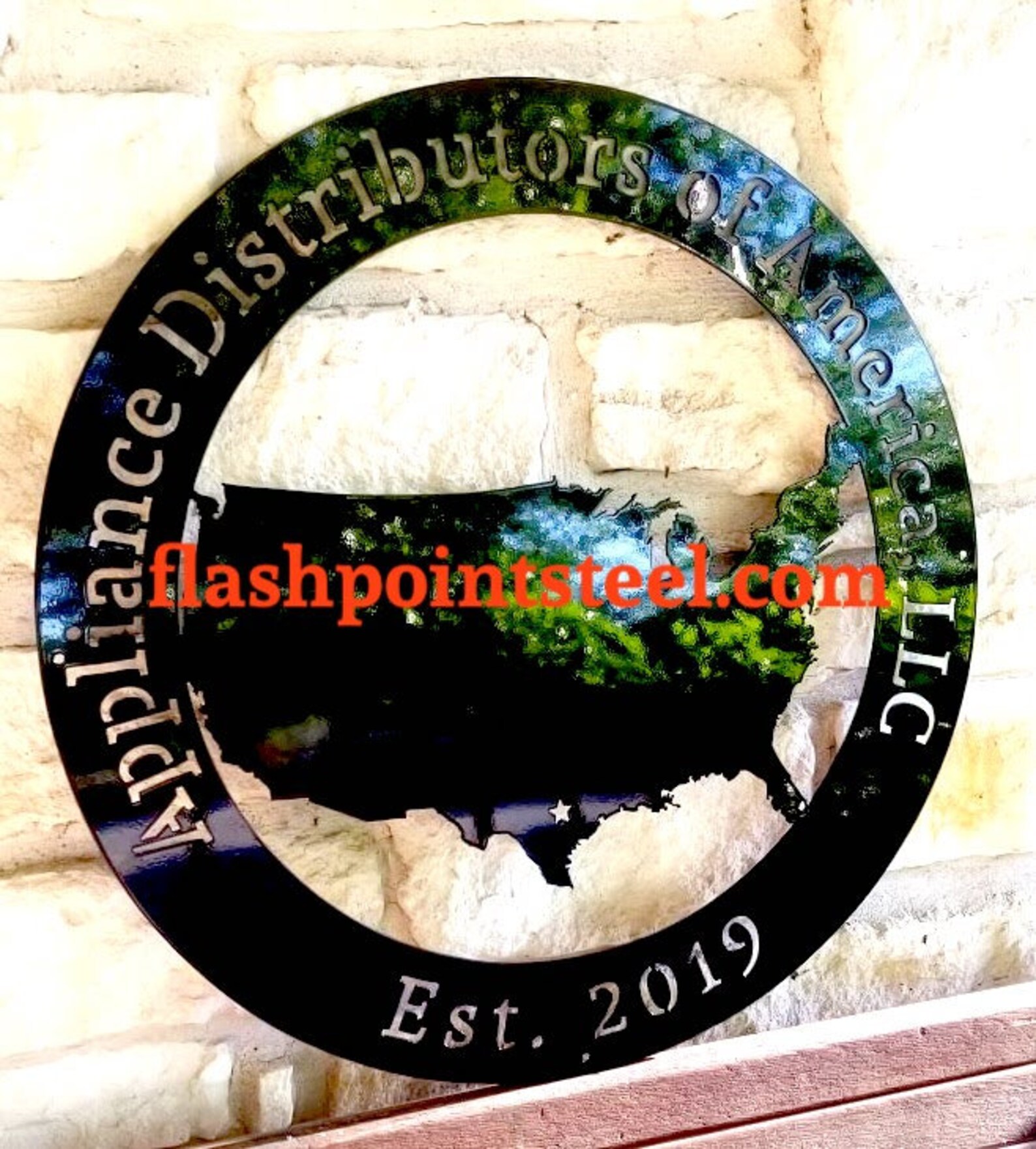 USA United States Metal Art USA Map Personalized Sign Etsy