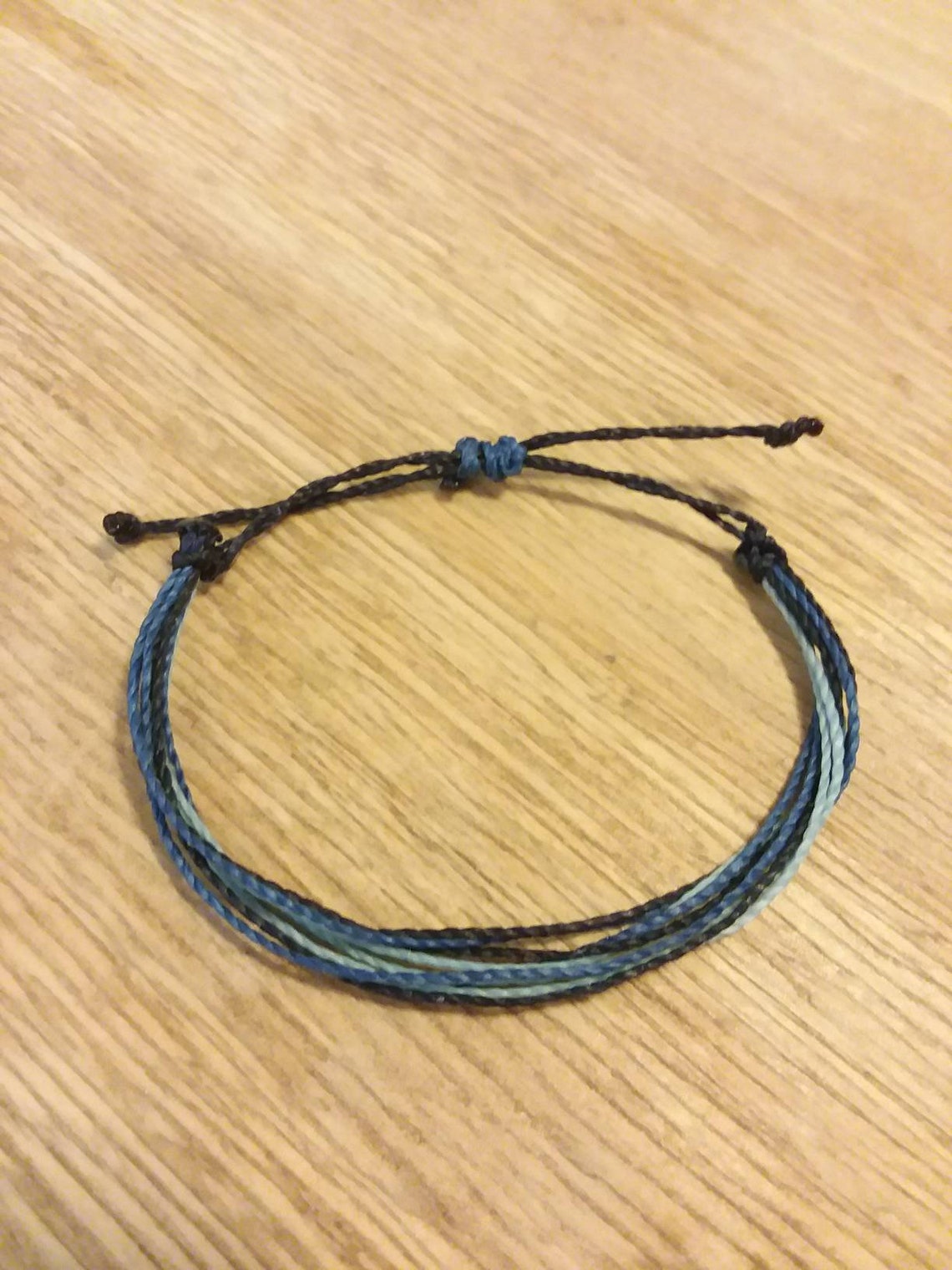 Blue String Bracelet Etsy